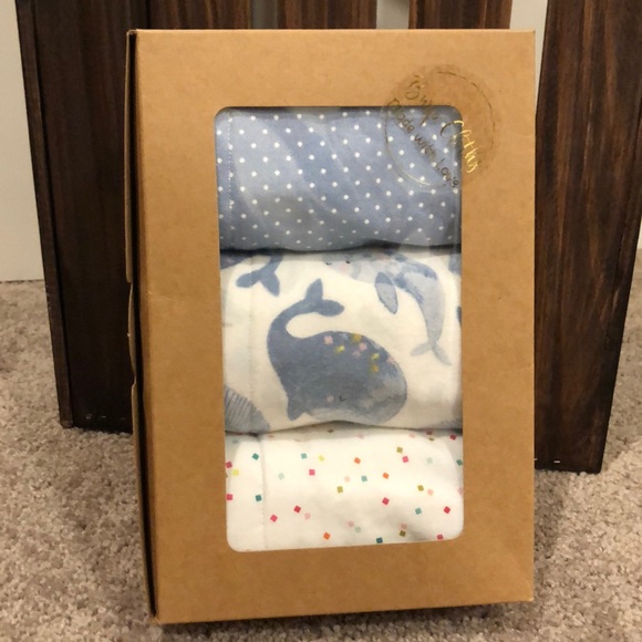 Hand Crafted Other - Handmade Burp Cloth Gift Set - Whales 🐳 🐋